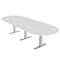 Skutchi Designs 45 in W, 144 in L, 29 in H, Engineered Wood Top, White HAR-RAC-46x143-T-WHCYPRESS - alternate 1